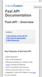 Mobile Screenshot of fastdocs.travelfusion.com